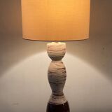 Vintage enameled ceramic lamp