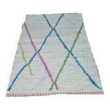 Handmade wool Berber rug 150 X 100 CM