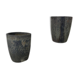 Two foundry crucibles 1950