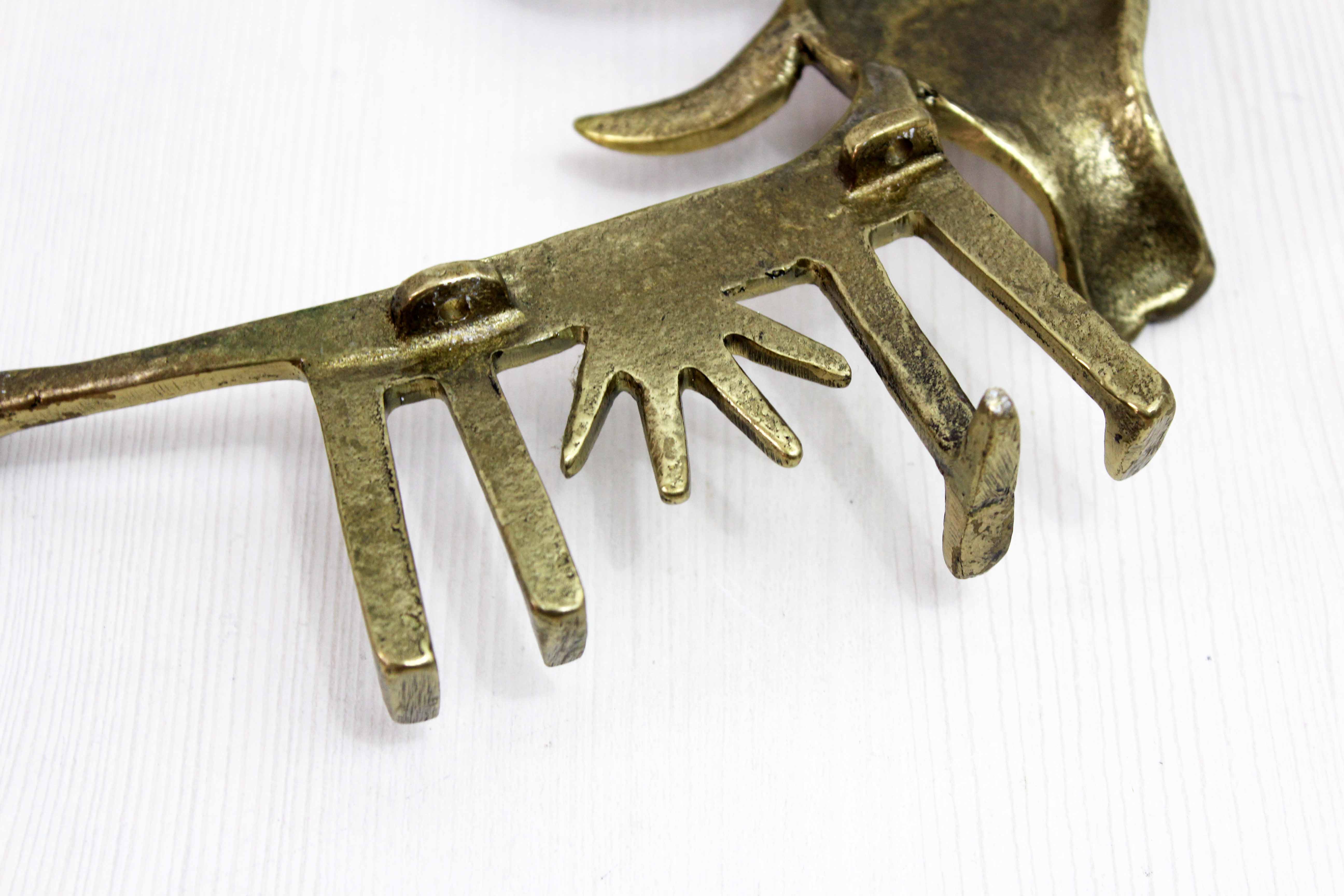 Bronze wall key ring by Walter Bosse