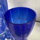 Duo de vases vintage en verre moucheté