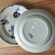 Assiettes Terre de Fer – Décor pastoral bleu – XIXe