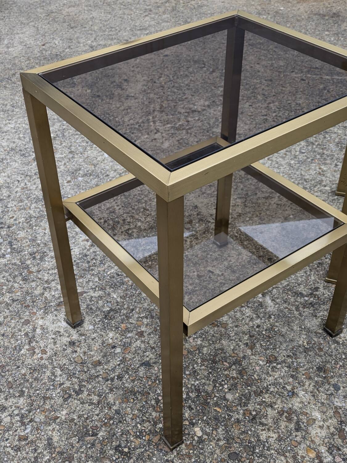 Pair of vintage 1970s side tables