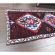 Vintage Pink Geometric Turkish Hand-Knotted Runner 83x375