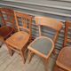 Set mismatched bistro chairs
