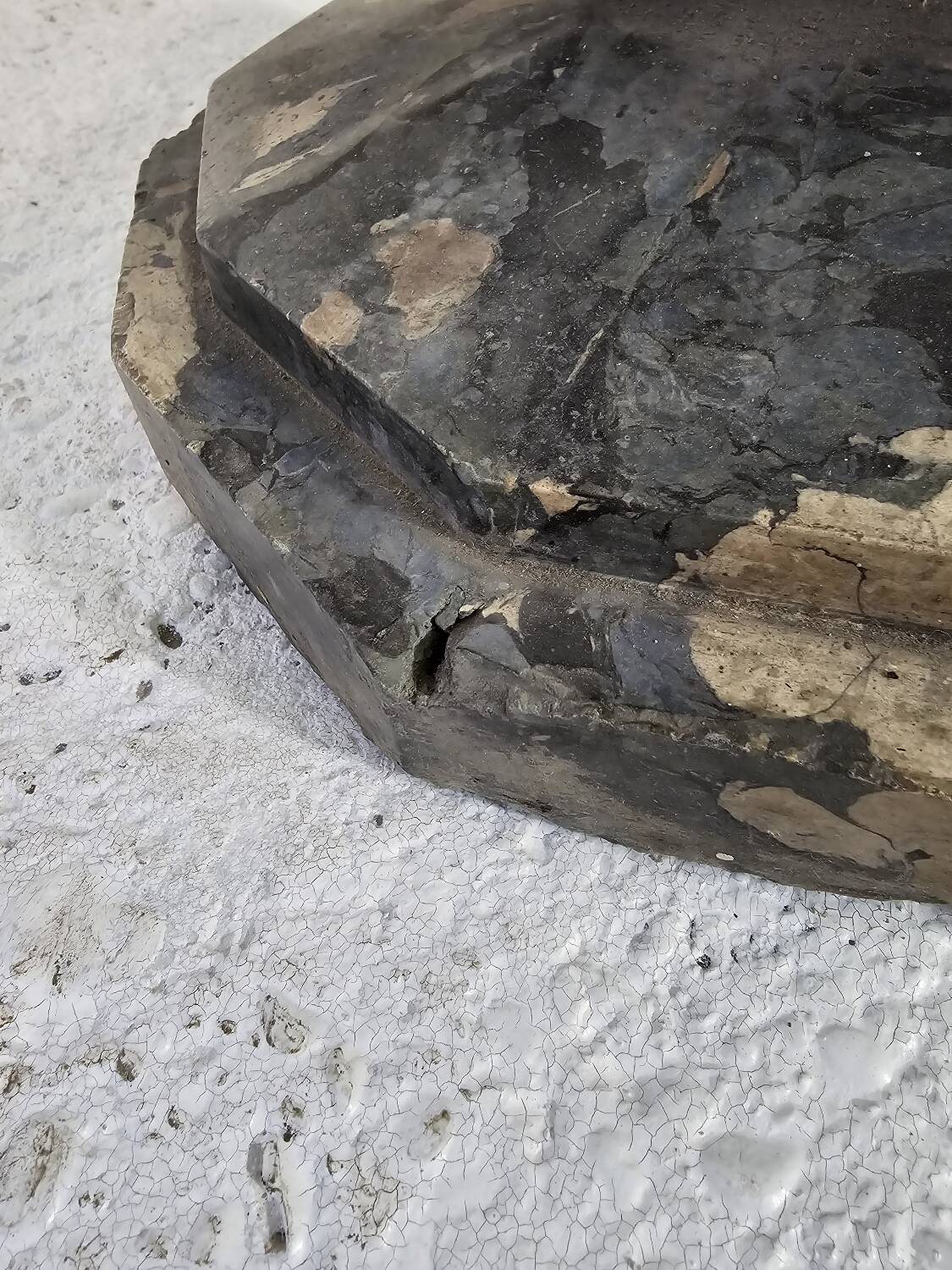 Pair of Art Deco marble columns 1900