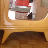Vintage wardrobe maple feather, 50s
