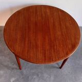 Vintage Danish dining table round