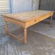 Grande table de communauté en chêne et sapin