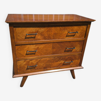 Vintage oak chest of drawers from the 60s