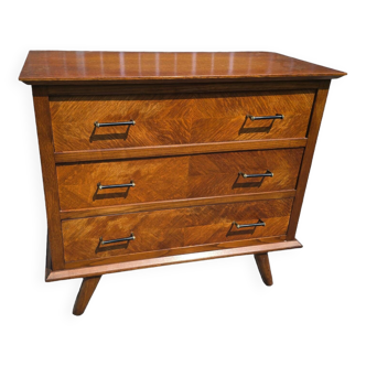 Vintage oak chest of drawers from the 60s