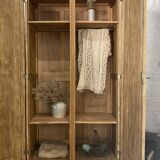 Art Deco oak wardrobe