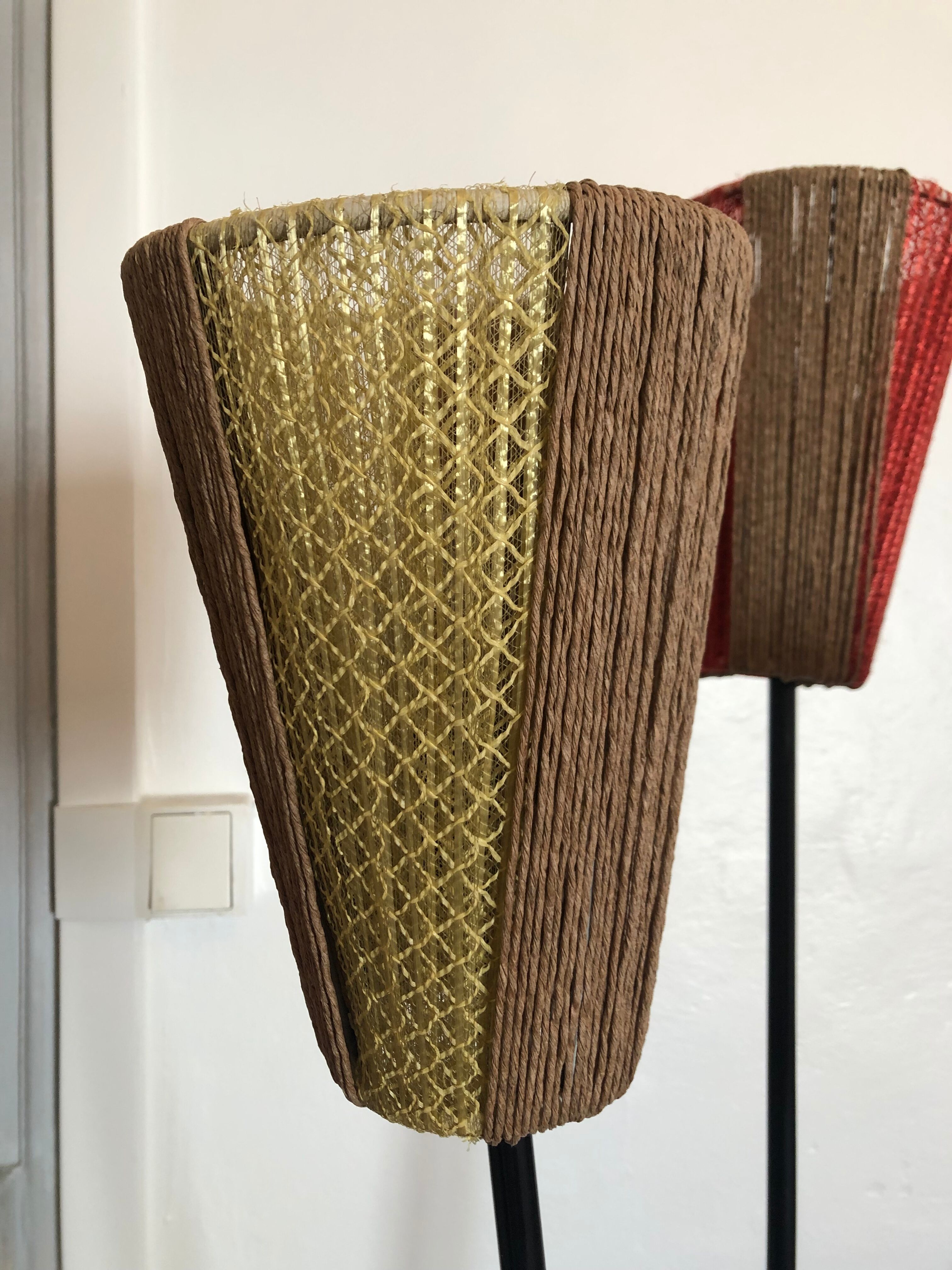 Vintage 3-arm tripod floor lamp 50s/60s