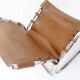 Vintage  Leather and chrome Tubular Lounge Sling Chair, 1960s