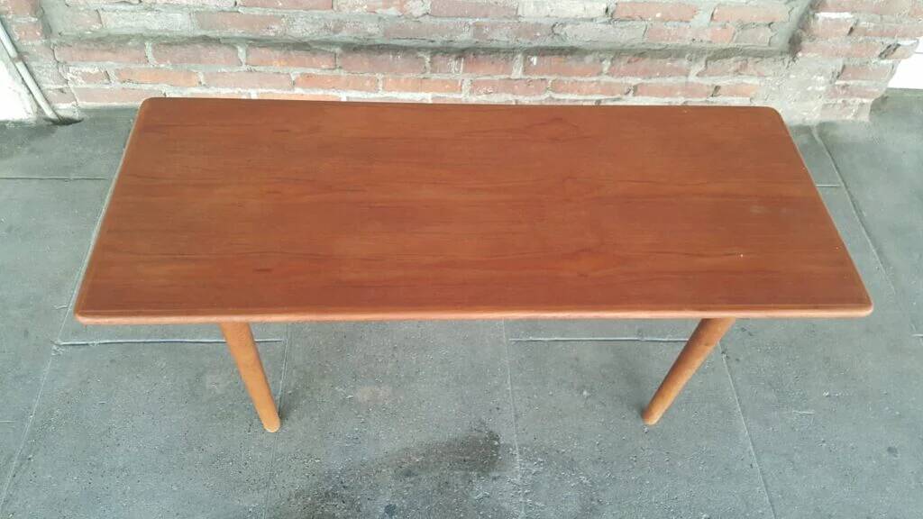 Table basse vintage en teck, Danemark 1960