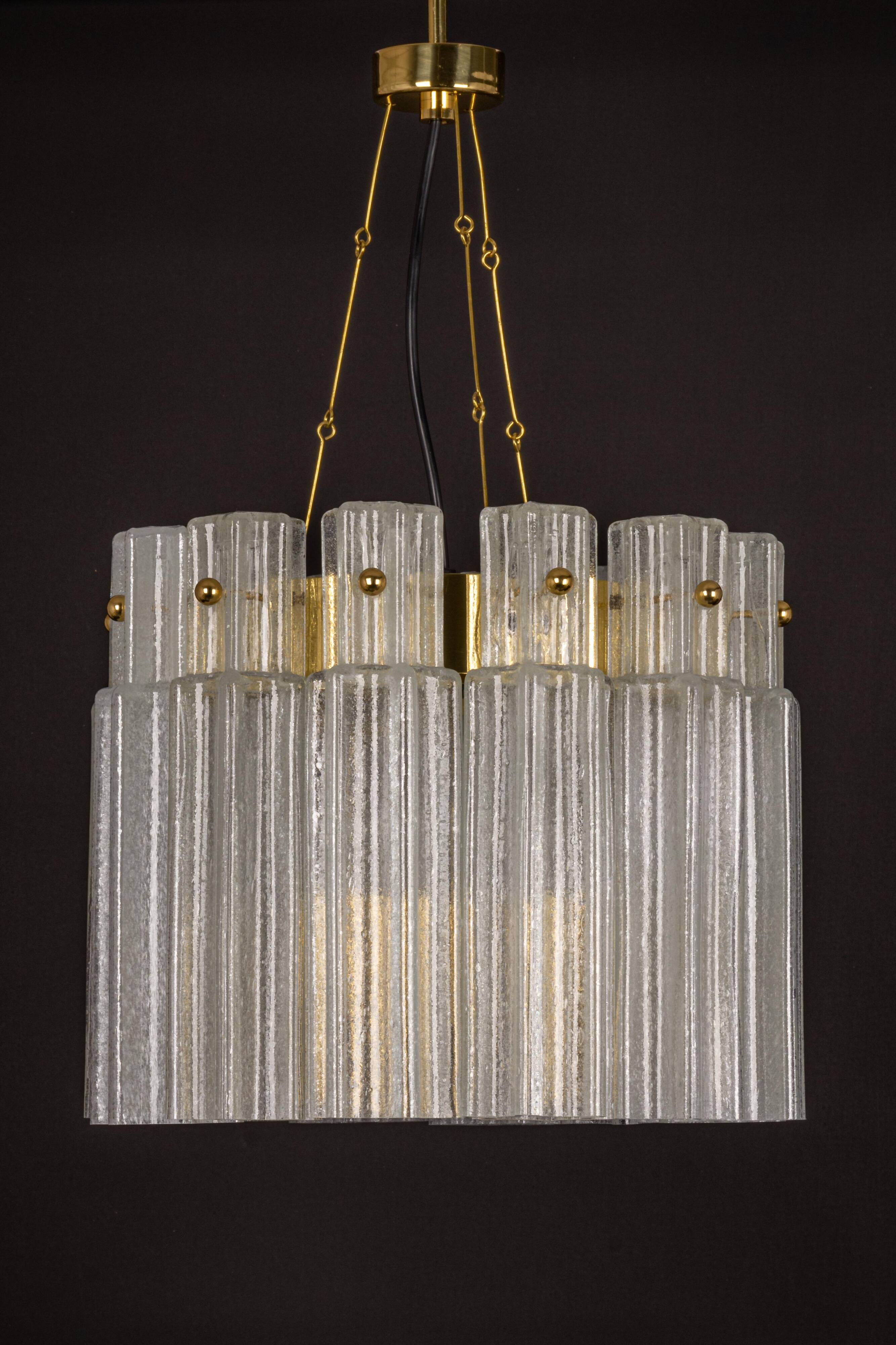 Suspension en Verre Limburg, Allemagne, Années 1970