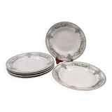 6 Saint Amand "Medallion" deep plates