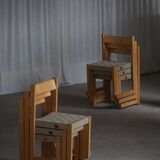 Hans J. Wegner, 'Koldinghus' chairs in beech with woven seat, set of 6, 1988