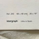 Art Print: 'Nude with Flowers' by Martí Carbó ~ Vintage 70s