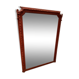 Napoleon III style mirror in wood and patinated stucco XX century