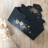 Napoleon III mail rack in boiled cardboard