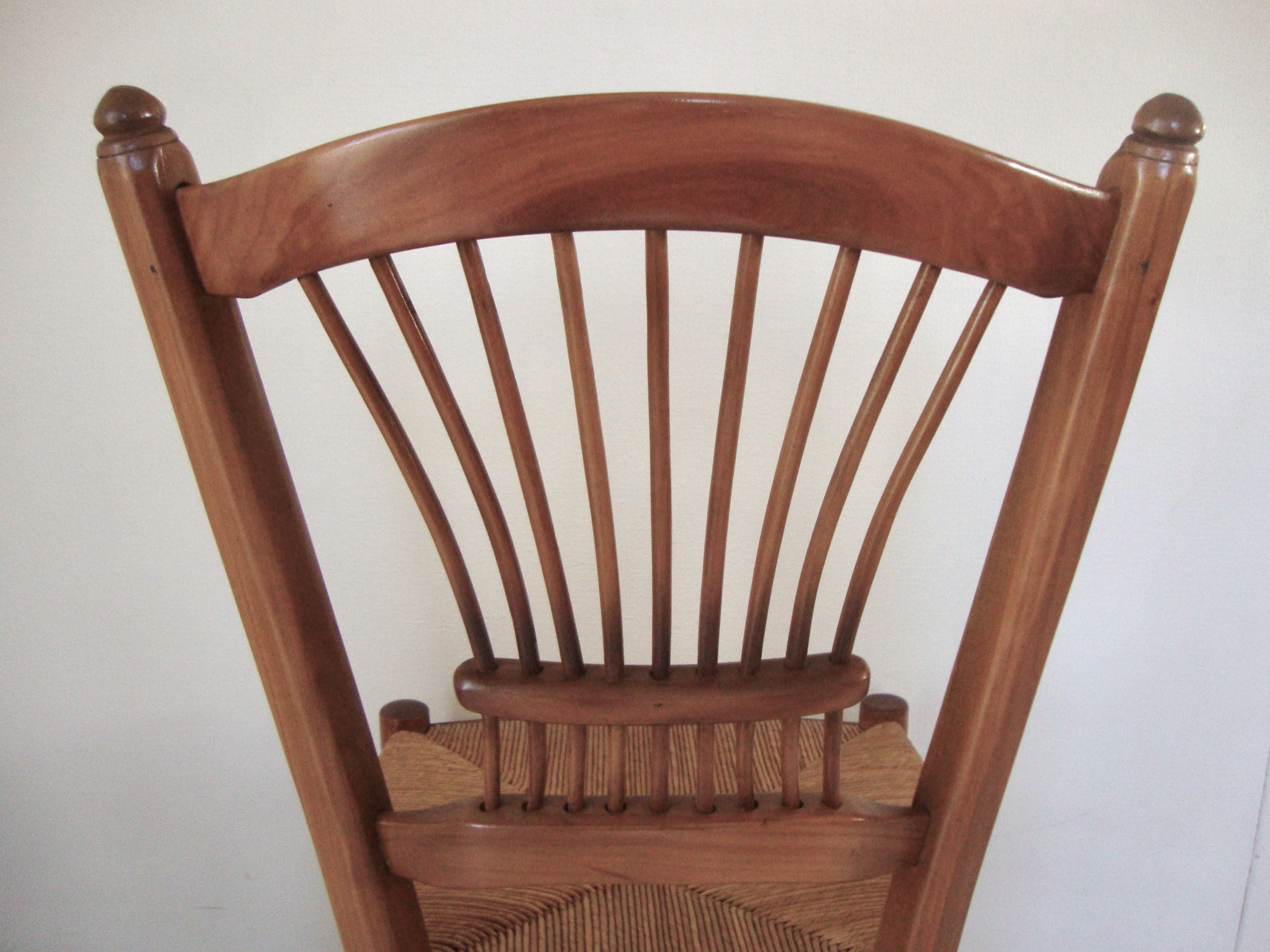 4 hand-stitched chairs 70s