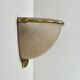 Vintage wall lights, brass and perspex, France, 1970.