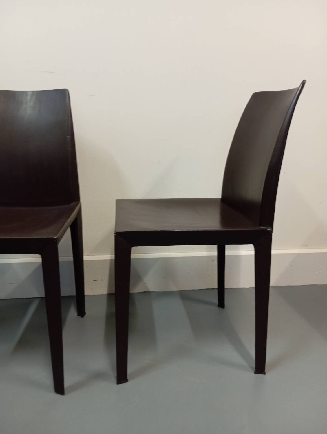 Lola leather chair/armchair designed by Poltrona Frau