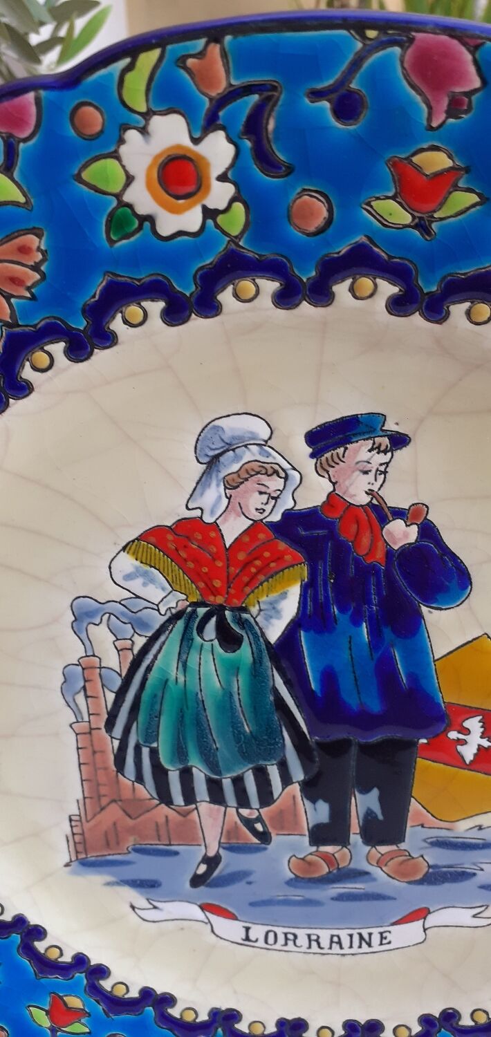 Longwy decorative plate