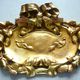 Fronton, bronze doré, ornement pour miroir, meuble, signé Jacquet Grelier