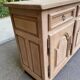 Stripped oak enfilade from 1950, 232cm.