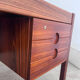 Old Danish Scandinavian desk in rosewood veneer designed by Christian Linneberg