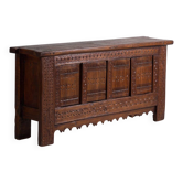 Antique carved pine wood buffet – Xinjiang, circa 1900
