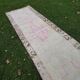 Vintage Turkish hallway rug 92x380 cm