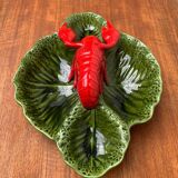 Vintage Italian lobster-shaped pottery sculpture.