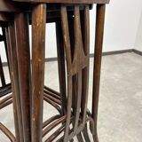 Nest tables Secession No. 958 by Siegel or Kolo Moser, produced by J&J Kohn.
