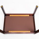 Stool in mahogany designed by Ole Wanscher and manufactured by P. Jeppesen.