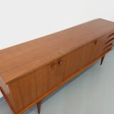 Vintage Scandinavian style teak row from the 60s