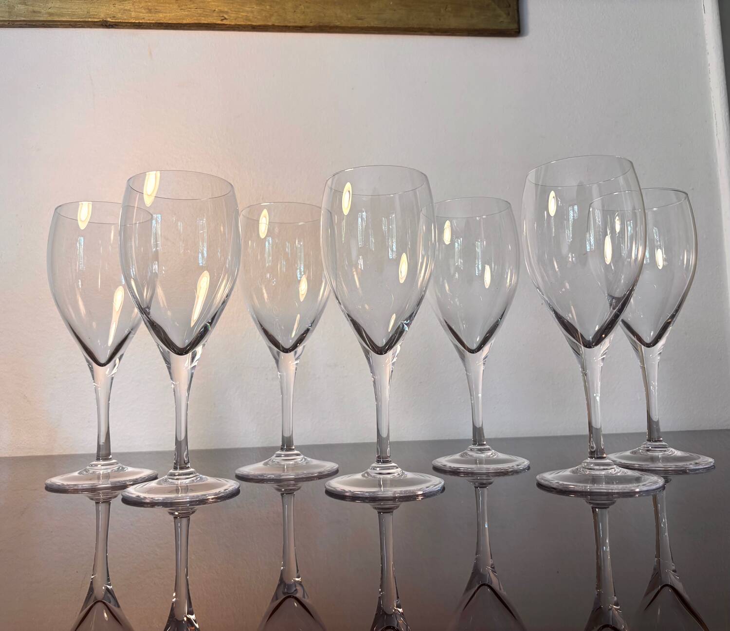 7 p. Bayel champagne glasses/wine glasses