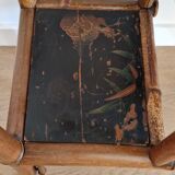 Bamboo side table late 19th century Perret and Vibert style