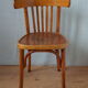 Chaise de bistrot 1930 en bois courbé