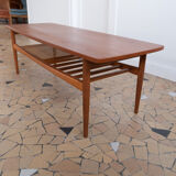 Teak coffee table