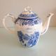 Cafetiere blue Burgenland décor by Villeroy - Boch / vintage 60s-70s