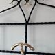 Wrought iron coat rack