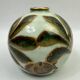 Camille Tharaud, Limoges, round porcelain vase, hand-decorated.
