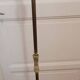 Antique brass and onyx floor lamp - classic style