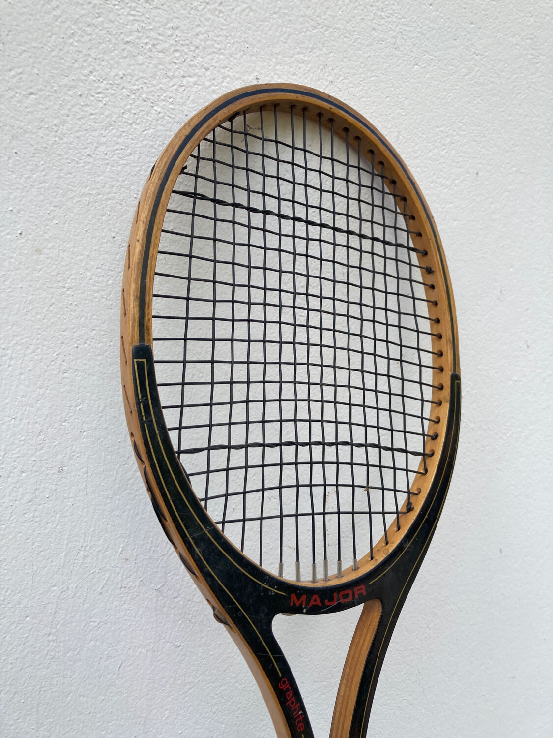 Gemini Major Graphite wooden tennis racket