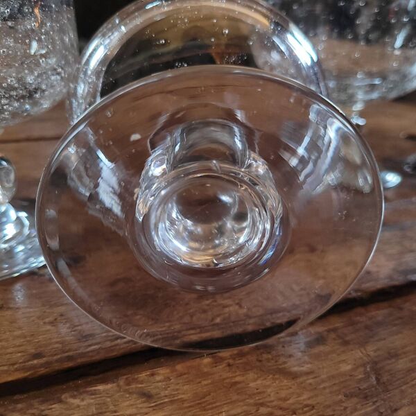 Coupes en Verre Soufflé Bullé - La Rochère -