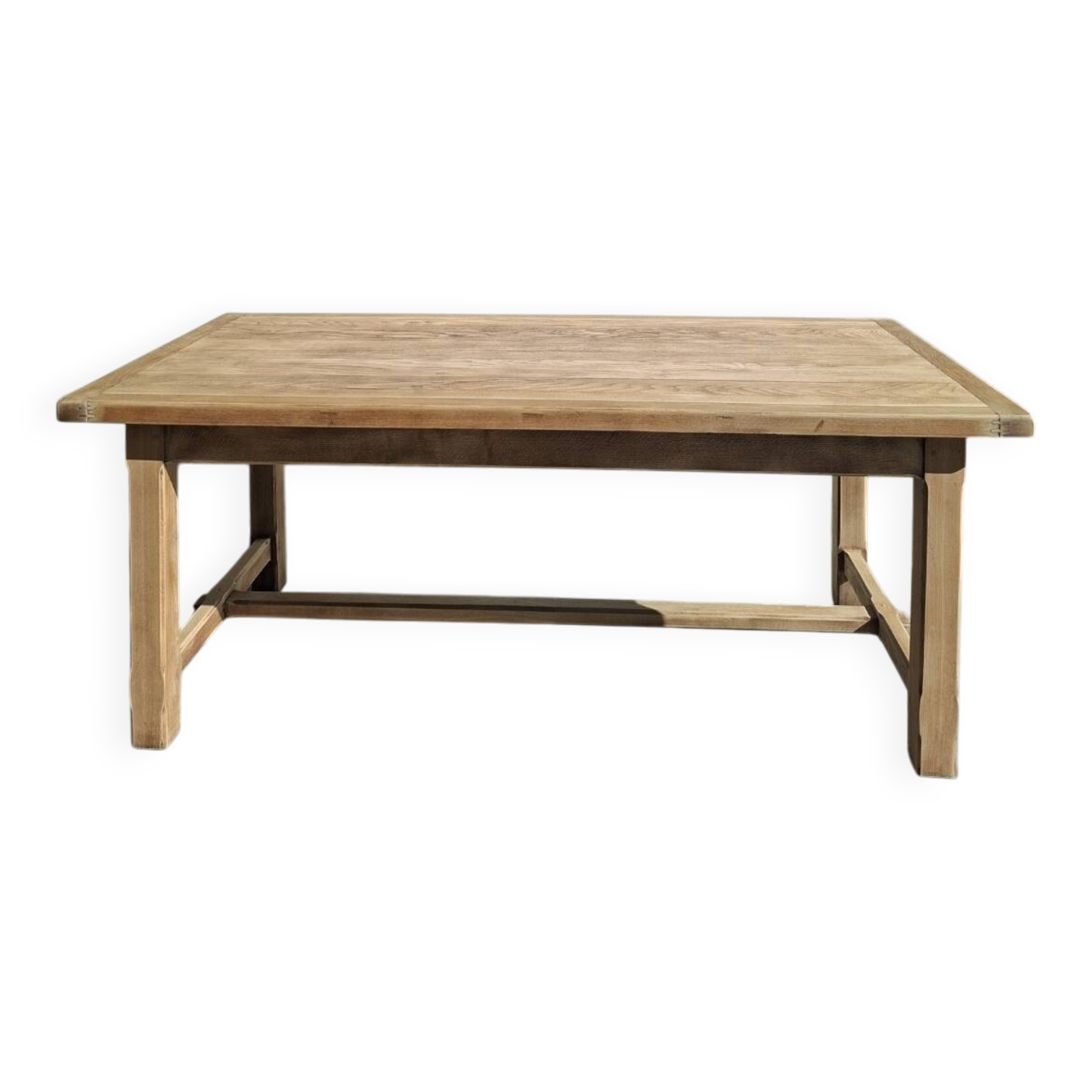 Solid oak farmhouse table