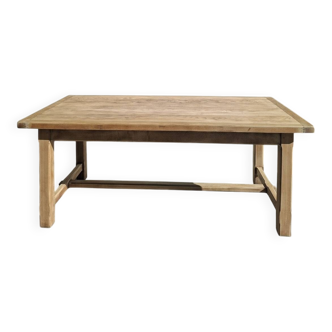 Solid oak farmhouse table